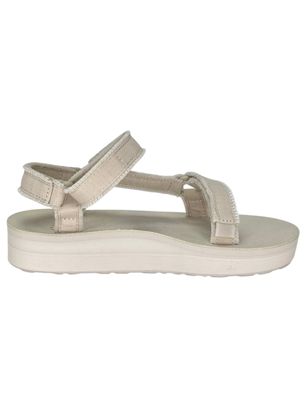 Teva Terragrip Cream Fringe Strappy Womens Sandals Size 5M - Picture 5 of 13